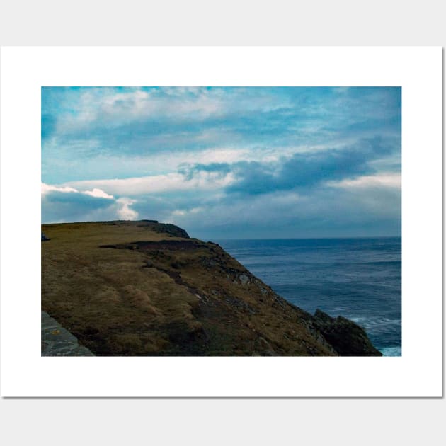 Sumburgh Cliffs Wall Art by JenLyn Designs